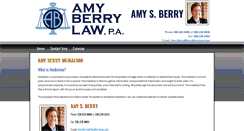 Desktop Screenshot of amyberrymediation.com