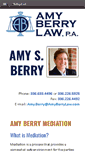 Mobile Screenshot of amyberrymediation.com