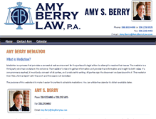 Tablet Screenshot of amyberrymediation.com